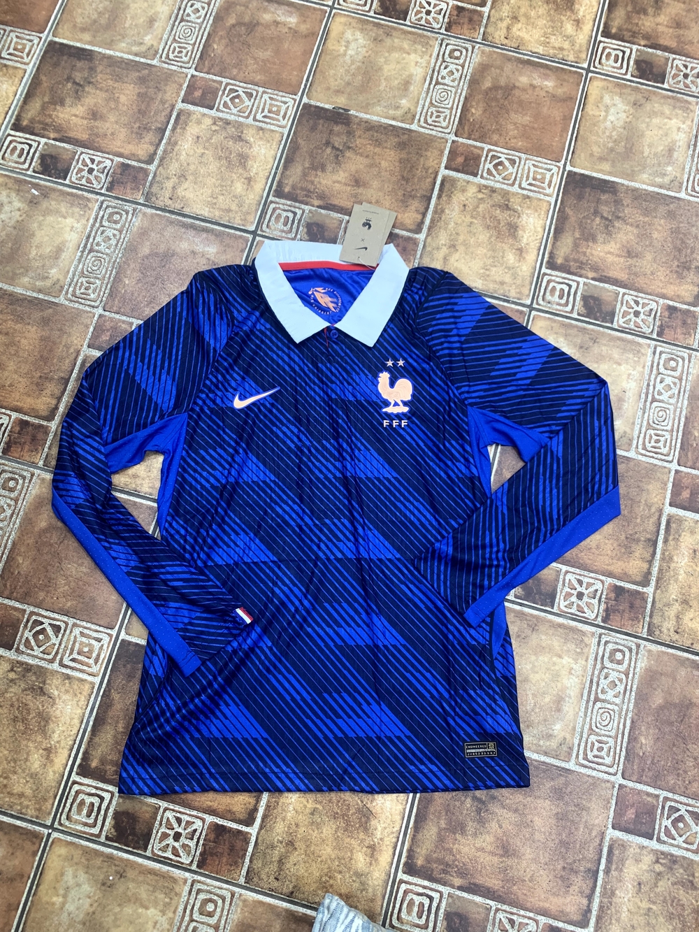 Nike France 2026 World Cup Long Sleeve Player Jersey Size M